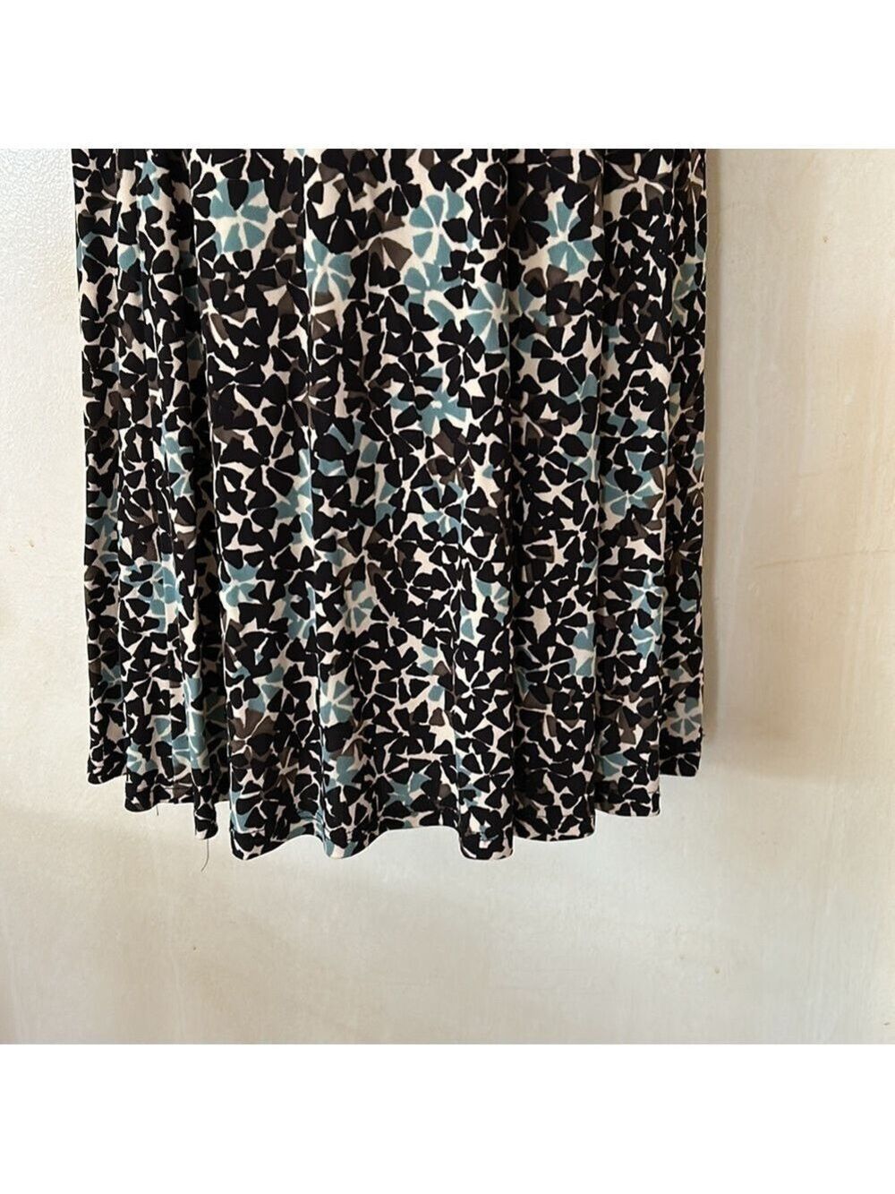 Nanette Lepore green brown and taupe jersey dress size 2 - Picture 5 of 12